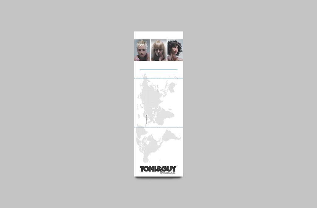 TONI&GUY Leaflet & Poster Design// TONI&GUY海報及傳單設計