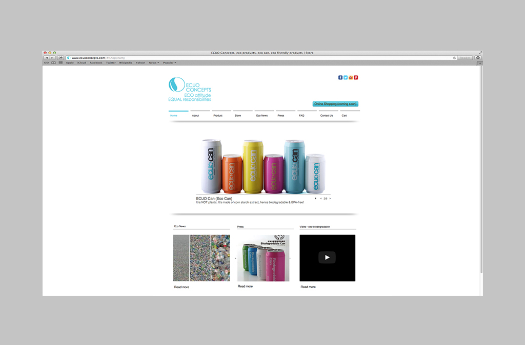 ECUO Website Design//ECUO網站設計